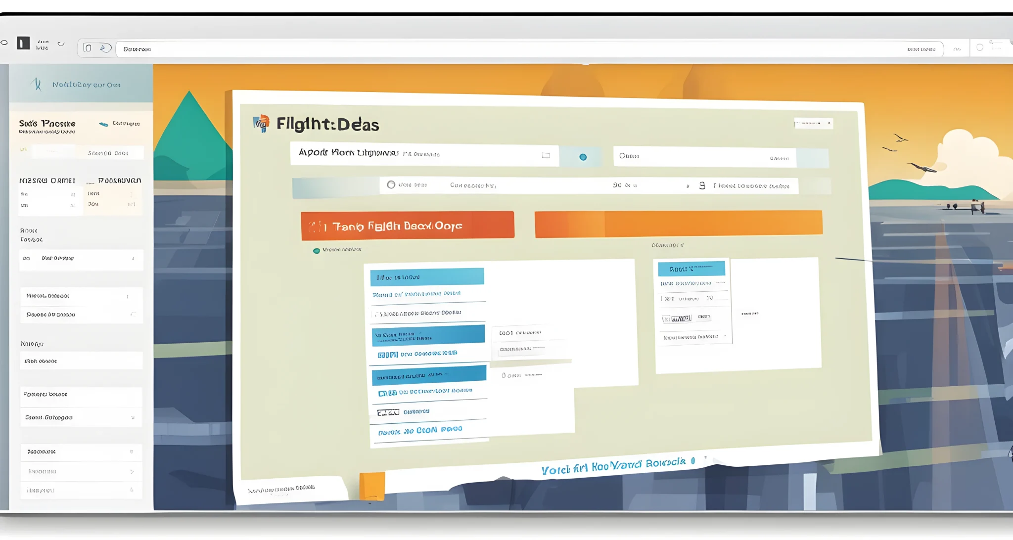 The image shows a computer screen with multiple tabs open, displaying websites for flight bookings and travel deals.